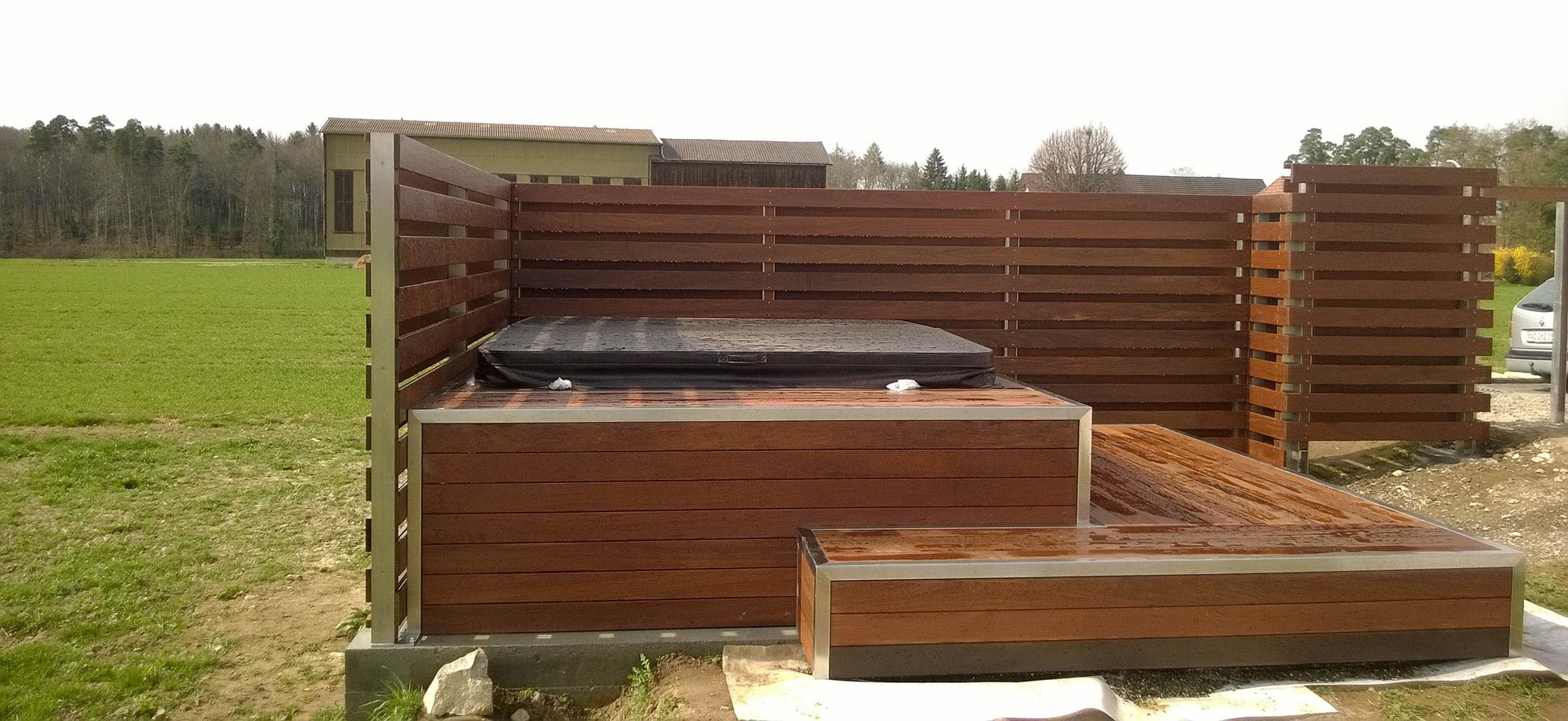 palissade brise vue bois alu concept terrasse yverdon vaud suisse 2