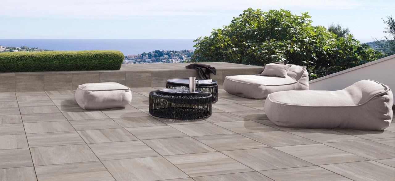 terrasse gres cerame carrelage sol